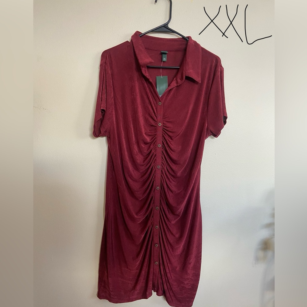 New with tags burgundy dress